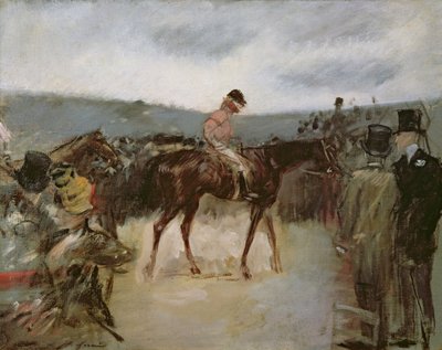 At the Races by Jean Louis Forain